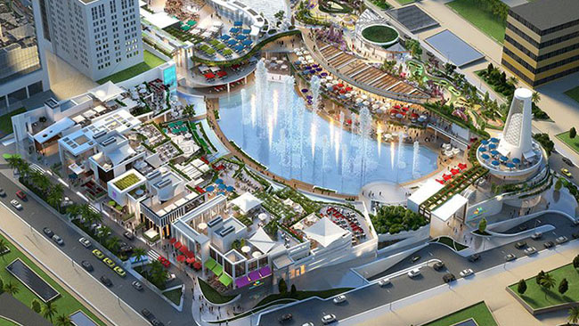 Water Garden Ataşehir açık AVM projesi